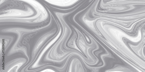 The texture of black and white marble pattern modern style Liquid background. gray marble pattern texture natural background. Paper with soft waves and white fabric liquid metallic art paint texture.