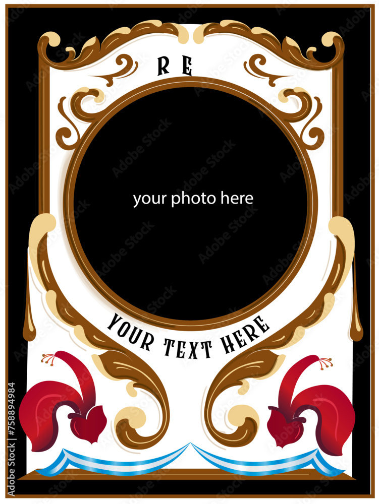 frame fileteado