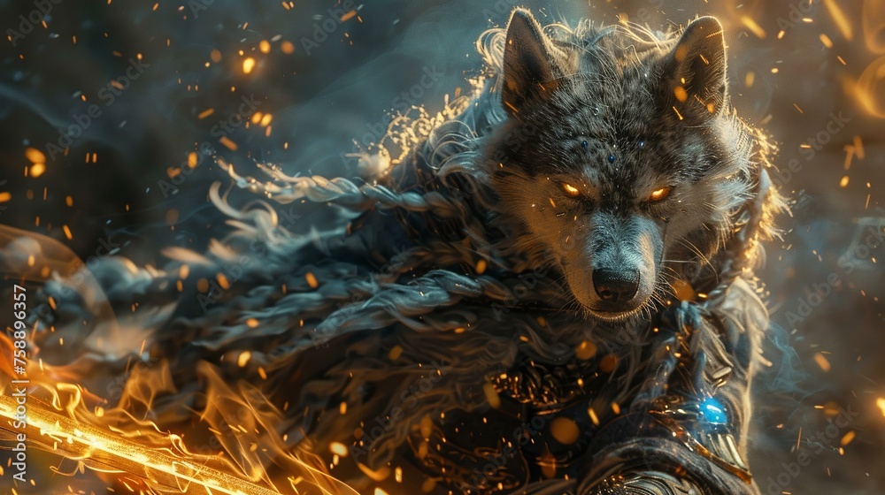 A fantasy epic where dogs wield elemental swords to restore balance to their world A fantasy epic where dogs wield elemental swords to restore balance to their world