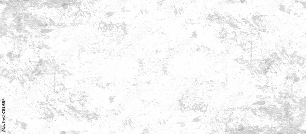 Fototapeta premium Abstract white paper texture and white watercolor painting background .Marble texture background Old grunge textures design .White and black messy wall stucco texture background. 