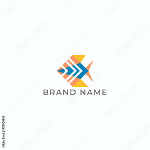 Free Download ILLUSTRATION ABSTRACT SIMPLE FISH GEOMETRIC LOGO ICON MINIMALIST TEMPLATE DESIGN ELEMENT VECTOR - GFXLoad