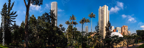 Panoramic view of downtown Bogota and Independence Park © DAVID