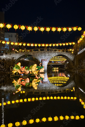 長崎ランタンフェスティバル・眼鏡橋
