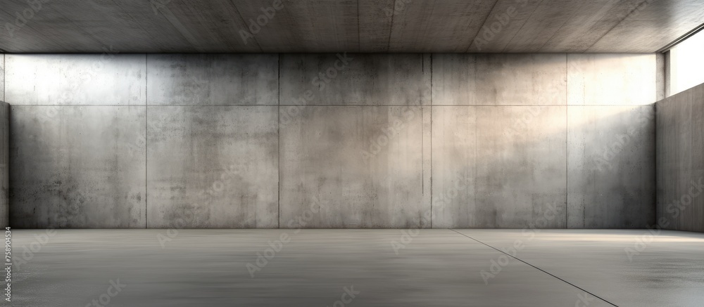 Empty urban concrete room interior . Empty urban concrete room interior .