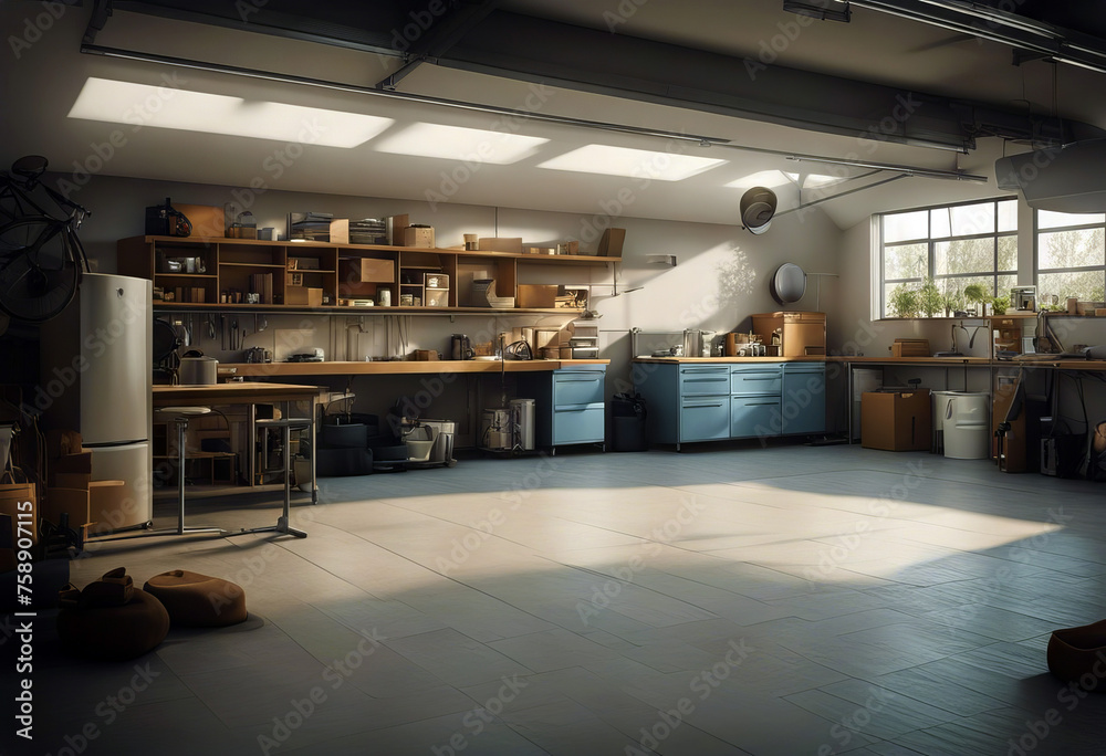 Garage workshop. 3d rendering stock photoAuto Repair Shop Garage Workshop Mechanic Car Garage workshop. 3d rendering stock photoAuto Repair Shop Garage Workshop Mechanic Car