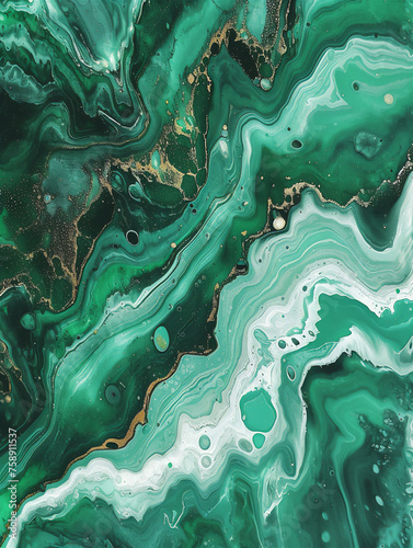 green marble abstract background