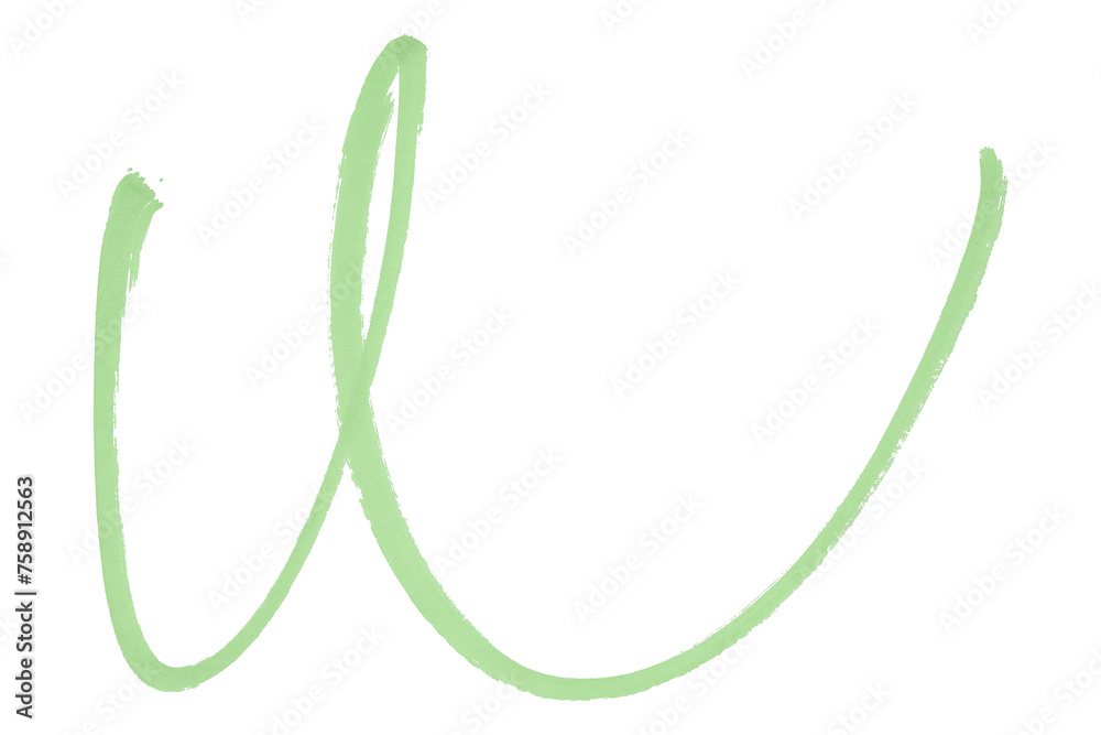 Green stroke brush isolated on transparent background. Green stroke brush isolated on transparent background.