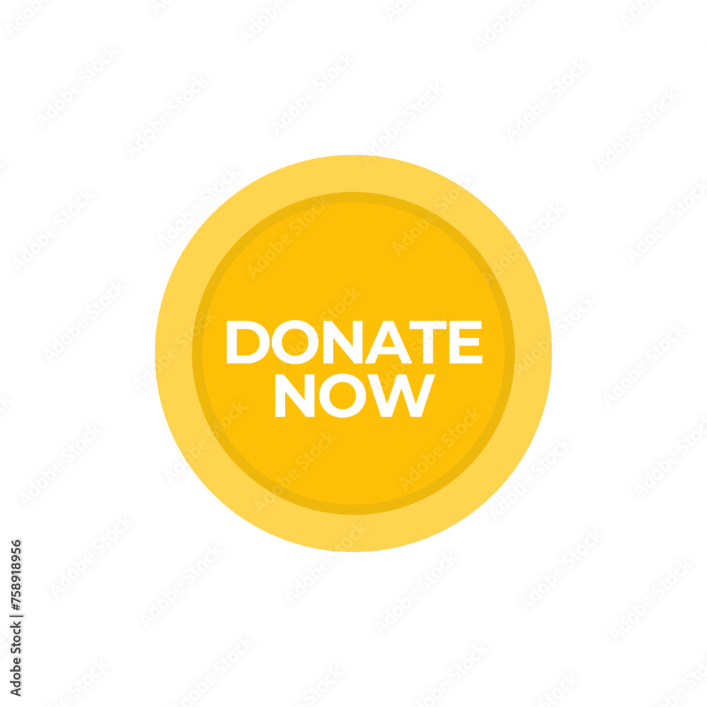 Donate web button. Symbol of financial aid isolated on white background. Vector illustration. Donate web button. Symbol of financial aid isolated on white background. Vector illustration.