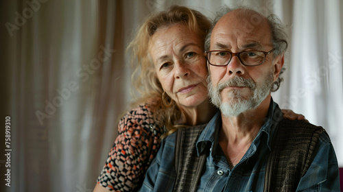 portrait of a senior couple photo