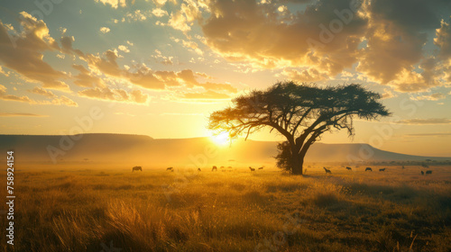 Serengeti Flora and Fauna © dasom