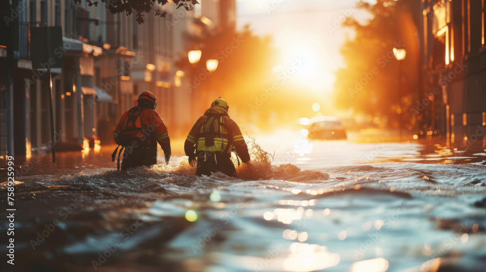 Rescue Efforts in Flooded Streets Brave Teams Save Lives Amidst Rising ...