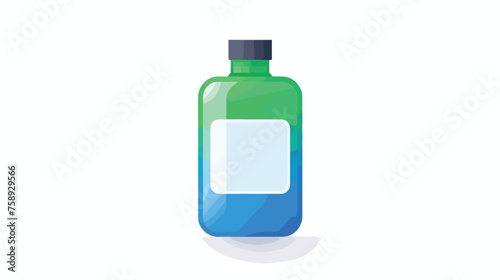 Antiseptic gel icon vector filled flat sign bicolor