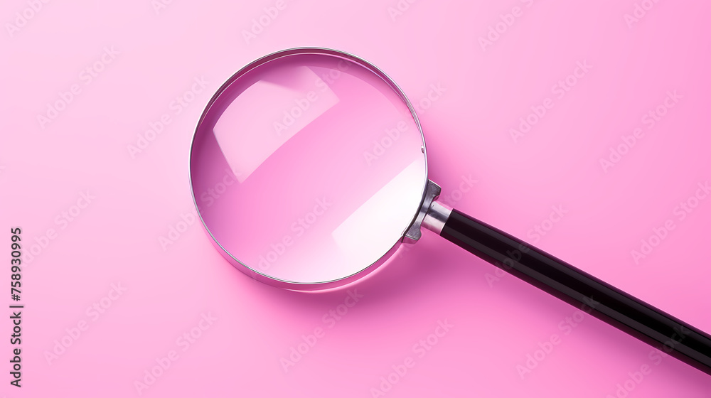 Magnifying glass, symbolizing curiosity and discovery Magnifying glass, symbolizing curiosity and discovery