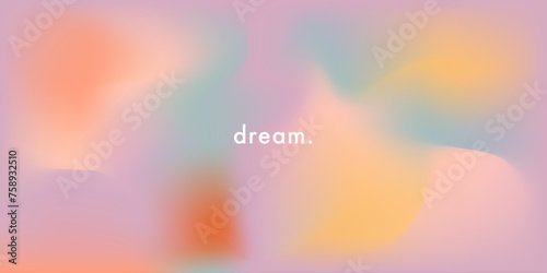 Pastel gradient. Abstract light peach, violet, pink color vector banner. Blurred light fresh colorful gradient background. Pastel violet smooth mesh shapes. Vector soft backdrop. Modern design