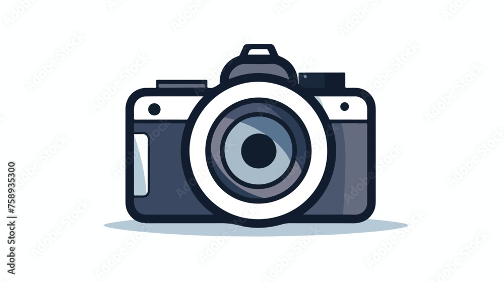 camera video icon Simple glyph flat vector
