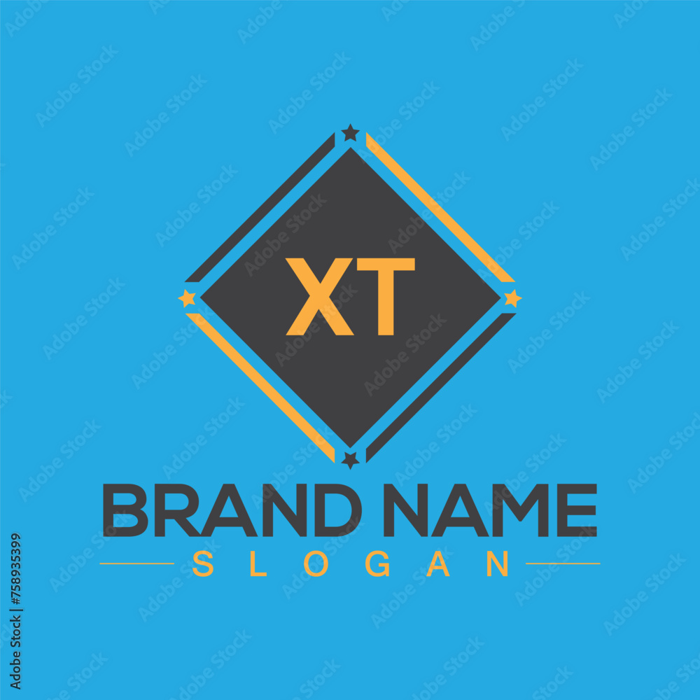 Creative letter XT unique logo design vector and Illustration Creative letter XT unique logo design vector and Illustration