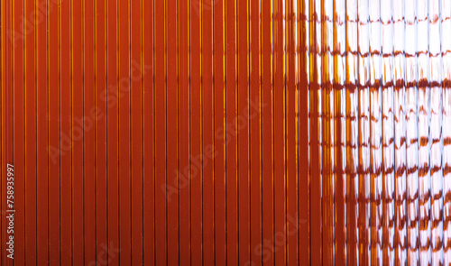 daylight. the background and texture are made of polycarbonate plastic. The transparent surface made of corrugated plastic is used for partitions or roofs.