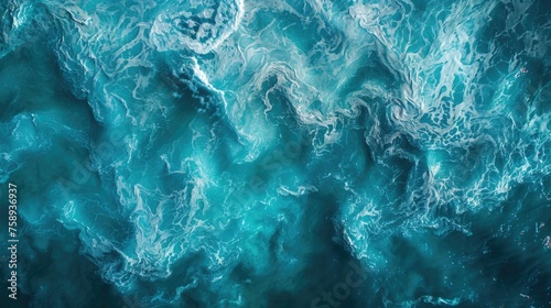 Aerial view of a body of water, suitable for various projects