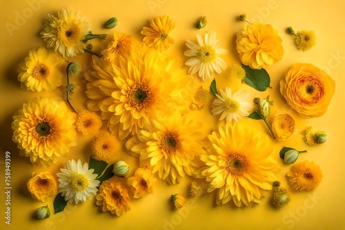 yellow flowers and bee