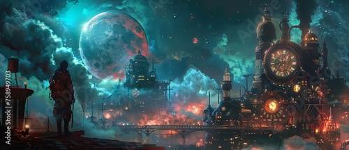 Steampunk voyage vibrant sci-fi charms