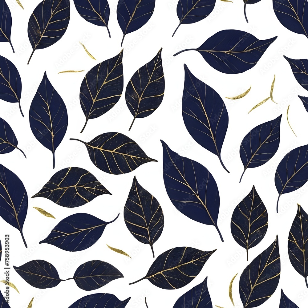 Leaves seamless pattern design Leaves seamless pattern design