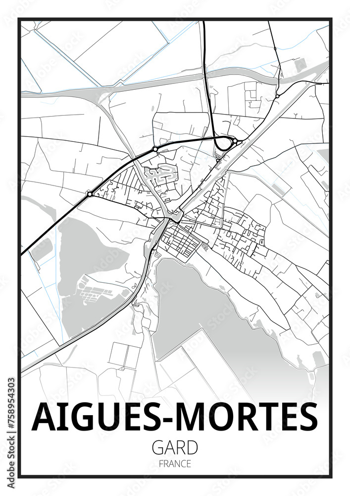 Obraz premium Aigues-mortes, Gard