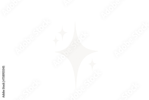 background, white, 3d star, Sparkle star