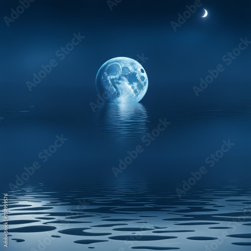 moon in the sea © Xtov