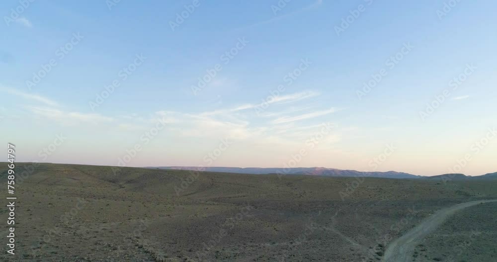Aerial view of desert landscape, Southern District, Israel. Aerial view of desert landscape, Southern District, Israel.