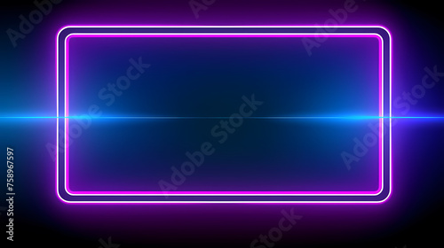 Neon tones, charming parallelogram rectangular photo frame