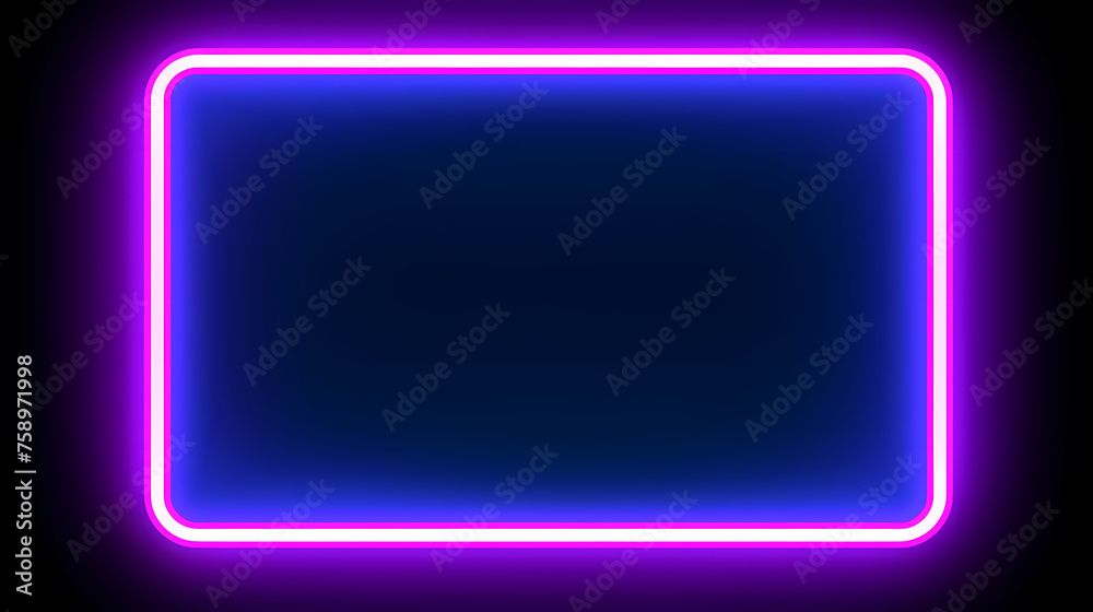 Color neon banner frame graphic Color neon banner frame graphic