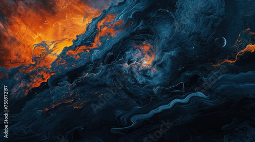 Nebula abstract background wallpaper photo