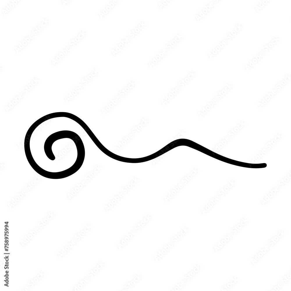 Hand drawn curly swish icon vector illustration, paint brush design element of swash, swoosh, swoosh underline swirl squiggle stroke illustration Hand drawn curly swish icon vector illustration, paint brush design element of swash, swoosh, swoosh underline swirl squiggle stroke illustration