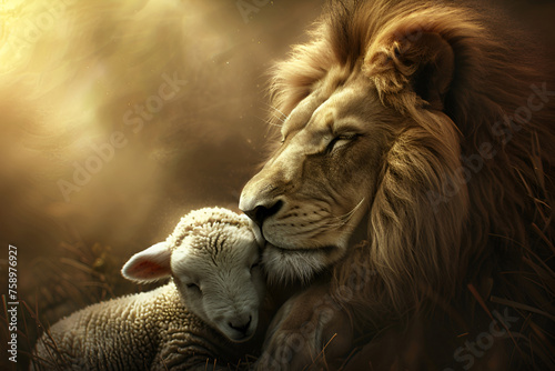 The lion and the lamb carry symbolic significance within Judaism