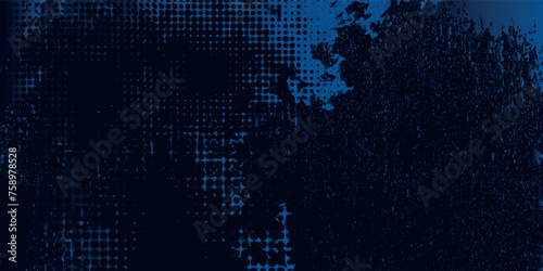 Beautiful Abstract Grunge Decorative Sea Blue Dark Stucco Wall Background. modern illustration vector