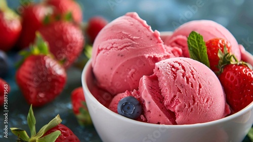 Refreshing ice cream sorbet, a burst of fruit, a clear, bright note of pure flavor.