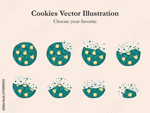 easter cookies white day vector cartoon icon dessert breakfast illustration wallpaper sweet biscuit