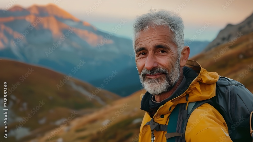 Expressive facial features emphasize the experience and courage of this climber, accumulated over years of training and climbing. Expressive facial features emphasize the experience and courage of this climber, accumulated over years of training and climbing.