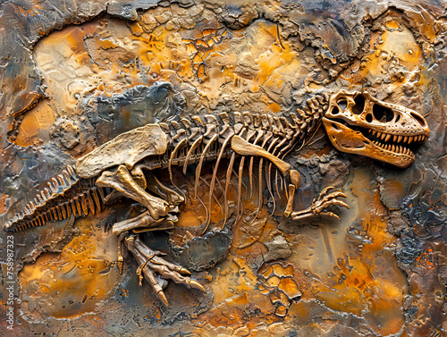Unearthing Ancient Treasures: Capturing Stunning Dinosaur Fossil Images photo