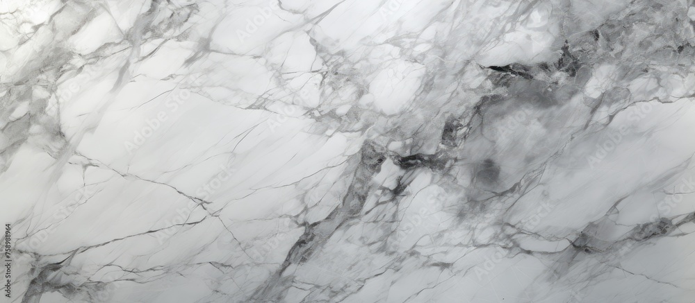 Naklejka premium Abstract grey and white marble texture with natural stone pattern details.