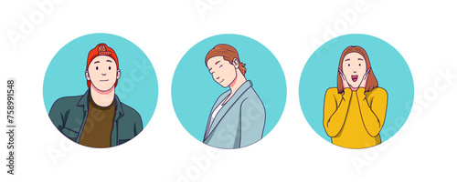 icon profil character avatar cartoon cut