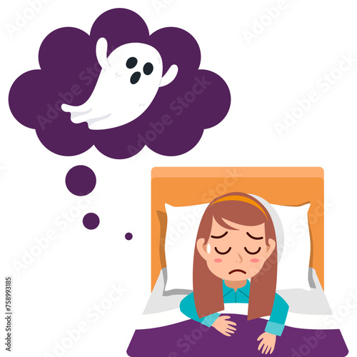 Kids having bad dream
