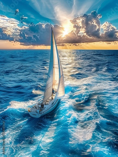 Beautiful view of a racing ...