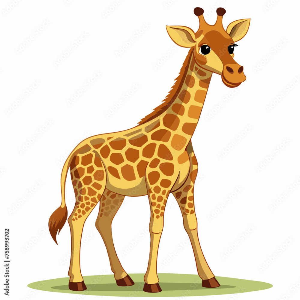 giraffe, mascot, pet, cartoon, pretty, cute, draw, art, wildlife, character, vector, illustration giraffe, mascot, pet, cartoon, pretty, cute, draw, art, wildlife, character, vector, illustration