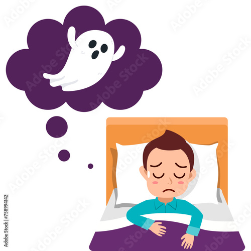 Kids having bad dream