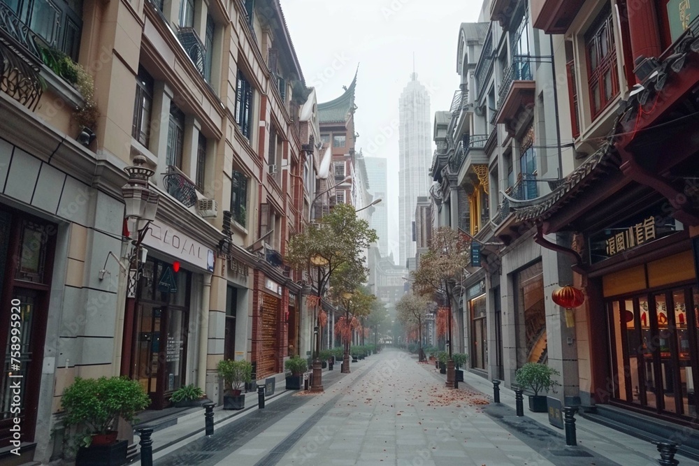 Cement street financial downtown shanghai travel 