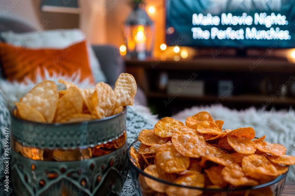Cozy Movie Night with Chips