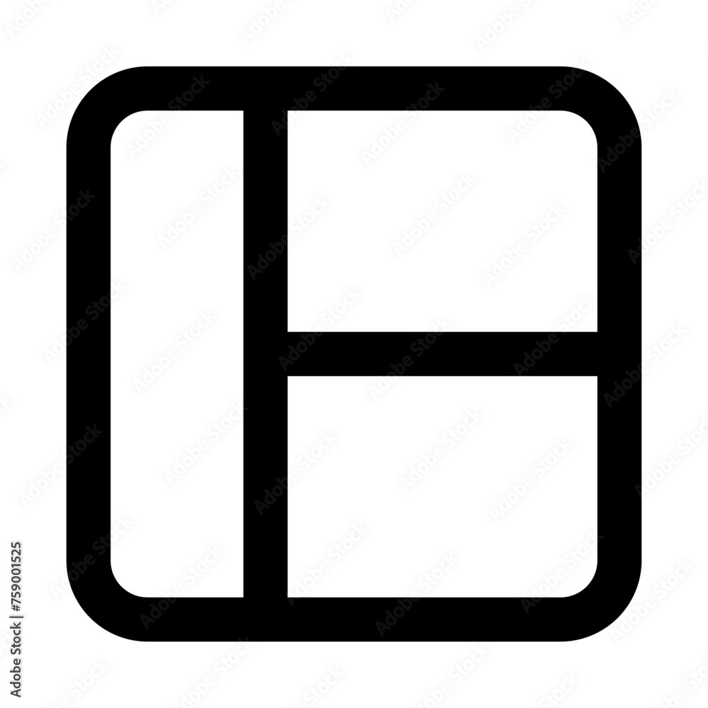 Table row icon in outline style. Simple data enrichment vector illustration — pixel-perfect icon Table row icon in outline style. Simple data enrichment vector illustration — pixel-perfect icon