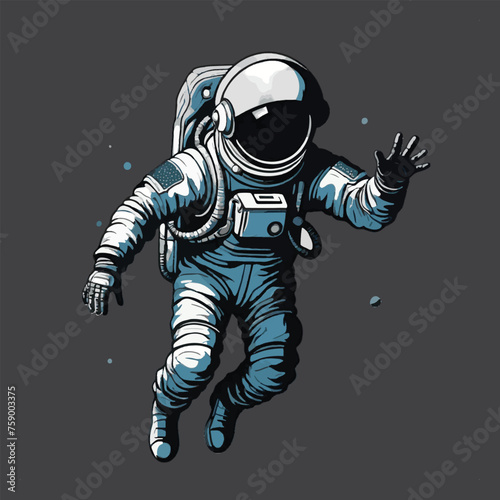 clipart astronaut vector isolated