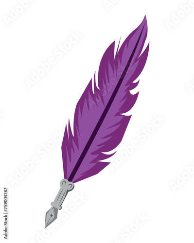 poetry feather pen
